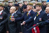 Remembrance Sunday at the Cenotaph 2015: Group A14, 4 Company Association (Parachute Regiment).
Cenotaph, Whitehall, London SW1,
London,
Greater London,
United Kingdom,
on 08 November 2015 at 12:11, image #1295