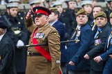 Remembrance Sunday at the Cenotaph 2015: Group A15, Princess of Wales's Royal Regiment.
Cenotaph, Whitehall, London SW1,
London,
Greater London,
United Kingdom,
on 08 November 2015 at 12:11, image #1307