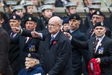Remembrance Sunday at the Cenotaph 2015: Group A18, Royal Hampshire Regiment Comrades Association.
Cenotaph, Whitehall, London SW1,
London,
Greater London,
United Kingdom,
on 08 November 2015 at 12:12, image #1314