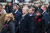 Remembrance Sunday at the Cenotaph 2015: Group M9, Royal Voluntary Service.
Cenotaph, Whitehall, London SW1,
London,
Greater London,
United Kingdom,
on 08 November 2015 at 12:15, image #1462