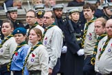 Remembrance Sunday at the Cenotaph 2015: Group M50, Scout Association.
Cenotaph, Whitehall, London SW1,
London,
Greater London,
United Kingdom,
on 08 November 2015 at 12:21, image #1727