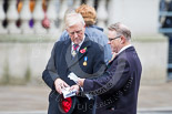 Remembrance Sunday at the Cenotaph 2015: Vice Admiral Peter Wilkinson, President of the Royal British Legion, during preparations for the event. Image #17, 08 November 2015 09:46 Whitehall, London, UK