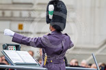 Remembrance Sunday at the Cenotaph 2015: The Senior Director of Music, Lieutenant
Colonel Kevin Roberts, conducting during the Cenotaph Ceremony 2015. Image #61, 08 November 2015 10:36 Whitehall, London, UK