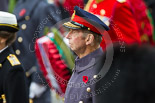 Remembrance Sunday at the Cenotaph 2015: HRH The Duke of Kent (Prince Edward), in the uniform of a Field Marshall of the British Army, standing at the Cenotaph. Image #144, 08 November 2015 10:59 Whitehall, London, UK