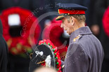 Remembrance Sunday at the Cenotaph 2015: HRH The Duke of Kent after receiving his wreath. Image #198, 08 November 2015 11:05 Whitehall, London, UK