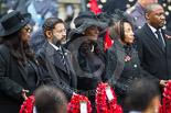 Remembrance Sunday at the Cenotaph 2015: The High Commissioner of Swaziland, the High Commissioner of Mauritius, the Deputy High Commissioner  of Barbados, and the High Commissioner of Lesotho. Image #230, 08 November 2015 11:09 Whitehall, London, UK