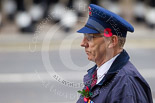 Remembrance Sunday at the Cenotaph 2015: Eric Reeve on to way to the Cenotaph to lay a wreath on behalf of Transport for London. Image #343, 08 November 2015 11:26 Whitehall, London, UK