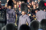 The command of an army major for the start of the Royal British Legion March Past on Remembrance Sunday at the Cenotaph, Whitehall, Westminster, London, 11 November 2018, 11:40.