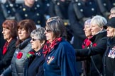 Association  of Wrens (Group E45, 115 members) during the Royal British Legion March Past on Remembrance Sunday at the Cenotaph, Whitehall, Westminster, London, 11 November 2018, 11:47.