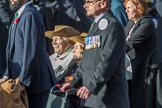 Chindit Society (Group F21, 15 members) during the Royal British Legion March Past on Remembrance Sunday at the Cenotaph, Whitehall, Westminster, London, 11 November 2018, 11:53.