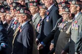 KOSB -The Kings Own Scottish Borderers Association (Group A9, 75 members) during the Royal British Legion March Past on Remembrance Sunday at the Cenotaph, Whitehall, Westminster, London, 11 November 2018, 11:57.