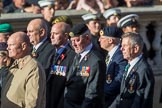 Green Howards Association (Group A22, 35 members) during the Royal British Legion March Past on Remembrance Sunday at the Cenotaph, Whitehall, Westminster, London, 11 November 2018, 11:59.