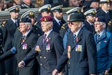 Royal Army Ordnance Corps Association (Group B1, 33 members) during the Royal British Legion March Past on Remembrance Sunday at the Cenotaph, Whitehall, Westminster, London, 11 November 2018, 12:05.
