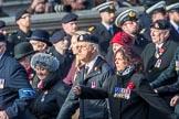 RAVC and RADC Associations (Group B2, 27 members) during the Royal British Legion March Past on Remembrance Sunday at the Cenotaph, Whitehall, Westminster, London, 11 November 2018, 12:05.