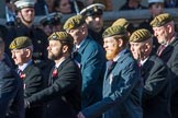 Special Observer Association (Group B27, 26 members) during the Royal British Legion March Past on Remembrance Sunday at the Cenotaph, Whitehall, Westminster, London, 11 November 2018, 12:12.