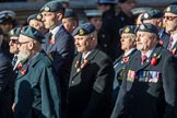 Royal Air Forces Association (Group C1, 155 members) during the Royal British Legion March Past on Remembrance Sunday at the Cenotaph, Whitehall, Westminster, London, 11 November 2018, 12:14.