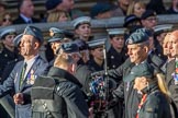 The 9 Squadron Association RAF (Group C27, 21 members) during the Royal British Legion March Past on Remembrance Sunday at the Cenotaph, Whitehall, Westminster, London, 11 November 2018, 12:19.