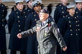 Association  of Jewish Ex-Servicemen and Women (Group D4, 27 members) during the Royal British Legion March Past on Remembrance Sunday at the Cenotaph, Whitehall, Westminster, London, 11 November 2018, 12:21.