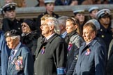 Czechoslovak Legionaries Association  (Group D17, 20 members) during the Royal British Legion March Past on Remembrance Sunday at the Cenotaph, Whitehall, Westminster, London, 11 November 2018, 12:23.