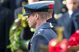 HRH The Duke of Cambridge (Prince William) during the Remembrance Sunday Cenotaph Ceremony 2018 at Horse Guards Parade, Westminster, London, 11 November 2018, 11:06.