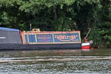 Henley Royal Regatta 2012 (Monday): Narrowboat 'Albert', a splendid old working boat, moored on the River Thames..




on 25 June 2012 at 12:00, image #14