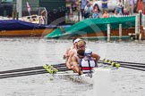 Henley Royal Regatta 2012 (Thursday): Race 21, Princess Elizabeth Challenge Cup:  Belmont Hill School, U.S.A. (126, Bucks) v Canford School  (130, Berks).
River Thames beteen Henley-on-Thames and Remenham/Temple Island ,
Henley-on-Thames,
Oxfordshire,
United Kingdom,
on 28 June 2012 at 11:06, image #150