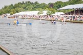 Henley Royal Regatta 2012 (Thursday): Race 46, Double Sculls Challenge Cup:  Cardiff City Rowing Club (441, Bucks) v Mitsubishi Boat Club, Japan (446, Berks).
River Thames beteen Henley-on-Thames and Remenham/Temple Island ,
Henley-on-Thames,
Oxfordshire,
United Kingdom,
on 28 June 2012 at 14:59, image #323