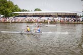 Henley Royal Regatta 2012 (Thursday): Race 46, Double Sculls Challenge Cup:  Cardiff City Rowing Club (441, Bucks) v Mitsubishi Boat Club, Japan (446, Berks).
River Thames beteen Henley-on-Thames and Remenham/Temple Island ,
Henley-on-Thames,
Oxfordshire,
United Kingdom,
on 28 June 2012 at 14:59, image #326