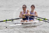 Henley Royal Regatta 2012 (Thursday): Race 46, Double Sculls Challenge Cup:  Cardiff City Rowing Club (441, Bucks) v Mitsubishi Boat Club, Japan (446, Berks).
River Thames beteen Henley-on-Thames and Remenham/Temple Island ,
Henley-on-Thames,
Oxfordshire,
United Kingdom,
on 28 June 2012 at 14:59, image #330