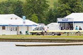 Henley Royal Regatta 2013 (Monday): The HRR crew area at the boat tents, seen from the eastern side of the Thames..
River Thames between Henley and Temple Island,
Henley-on-Thames,
Berkshire,
United Kingdom,
on 01 July 2013 at 14:13, image #9