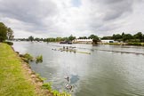 Henley Royal Regatta 2013 (Monday): Preparations for the regatta - hospitality on the western (Phyllis Court) side of the HRR race course..
River Thames between Henley and Temple Island,
Henley-on-Thames,
Berkshire,
United Kingdom,
on 01 July 2013 at 14:39, image #16