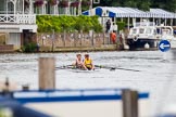 Henley Royal Regatta 2013, Thursday.
River Thames between Henley and Temple Island,
Henley-on-Thames,
Berkshire,
United Kingdom,
on 04 July 2013 at 09:05, image #15