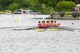 Henley Royal Regatta 2013, Thursday.
River Thames between Henley and Temple Island,
Henley-on-Thames,
Berkshire,
United Kingdom,
on 04 July 2013 at 11:07, image #134