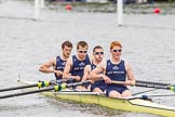 Henley Royal Regatta 2013, Thursday.
River Thames between Henley and Temple Island,
Henley-on-Thames,
Berkshire,
United Kingdom,
on 04 July 2013 at 11:47, image #245