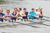 Henley Royal Regatta 2013, Thursday.
River Thames between Henley and Temple Island,
Henley-on-Thames,
Berkshire,
United Kingdom,
on 04 July 2013 at 12:46, image #282