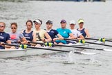 Henley Royal Regatta 2013, Thursday.
River Thames between Henley and Temple Island,
Henley-on-Thames,
Berkshire,
United Kingdom,
on 04 July 2013 at 12:46, image #283