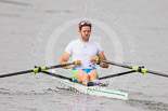 Henley Royal Regatta 2013, Saturday: Luka Špik, a Slovenian rower and Olympic gold medalist, during a training session in the morning. Image #30, 06 July 2013 08:58 River Thames, Henley on Thames, UK