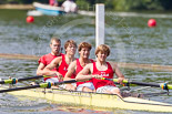 Henley Royal Regatta 2013, Saturday: Race No. 3 for the Prince Albert Challenge Cup, Delftsche Studenten Roeivereeniging Laga, Holland (S. Drenth, O. W. M. Thijssens, T. N. Versloot, and M. B. Buller) v Isis Boat Club. Image #118, 06 July 2013 10:22 River Thames, Henley on Thames, UK