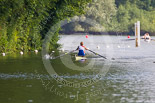 Henley Royal Regatta 2013, Saturday: Race No. 4 for the Princess Royal Challenge Cup, Miroslava Knapková (V.K. Slavia Praha, Czech Republic) v Debbie Flood, Captain of Leander Club. Image #124, 06 July 2013 10:30 River Thames, Henley on Thames, UK