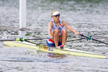 Henley Royal Regatta 2013, Saturday: Race No. 4 for the Princess Royal Challenge Cup, Miroslava Knapková (V.K. Slavia Praha, Czech Republic) v Debbie Flood, Captain of Leander Club. Image #133, 06 July 2013 10:31 River Thames, Henley on Thames, UK