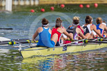 Henley Royal Regatta 2013, Saturday: Race No. 4 for the Remenham Challenge Cup, Molesey Boat Club v Tees Rowing Club and Agecroft Rowing Club. Image #138, 06 July 2013 10:42 River Thames, Henley on Thames, UK