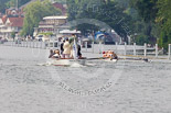 Henley Royal Regatta 2013, Saturday: Race No. 4 for the Remenham Challenge Cup, Molesey Boat Club v Tees Rowing Club and Agecroft Rowing Club. Image #150, 06 July 2013 10:44 River Thames, Henley on Thames, UK