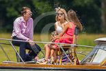 Henley Royal Regatta 2013, Saturday: Pleasure boat "Yacoba" passing the Henley Royal Regatta race course. Image #273, 06 July 2013 12:08 River Thames, Henley on Thames, UK