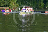 Henley Royal Regatta 2013, Saturday: Race No. 14 for the Ladies' Challenge Cup, Leander Club and Molesey Boat Club v University of Washington (U.S.A.). Image #274, 06 July 2013 12:10 River Thames, Henley on Thames, UK