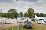 Henley Royal Regatta 2013, Saturday: Tents and car parks at Remenham Farm, just opposite Fawley Court. Image #298, 06 July 2013 12:40 River Thames, Henley on Thames, UK