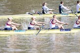 The Boat Race 2012: The Adaptive Race: The Adaptive four, bow Pamela Relph, two Naomi Riches, three David Smith, and stroke James Roe. Behind, in the Start boat, cox Henry Fieldman, bow Olivia Marshall, two Will King, and three Ben Jackson.




on 07 April 2012 at 12:48, image #77