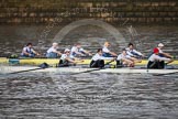 The Boat Race season 2013 - fixture CUBC vs Leander: The Goldie vs Imperial BC fixture..
River Thames Tideway between Putney Bridge and Mortlake,
London SW15,

United Kingdom,
on 02 March 2013 at 15:23, image #43