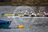 The Boat Race season 2013 - fixture CUBC vs Leander: The Goldie vs Imperial BC fixture..
River Thames Tideway between Putney Bridge and Mortlake,
London SW15,

United Kingdom,
on 02 March 2013 at 15:23, image #45