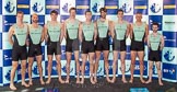 The Boat Race season 2013 - Crew Announcement and Weigh In: The 2013 Cambridge Blue Boat crew, from left (bow) to right (cox): Grant Wilson, Milan Bruncvik, Alexander Fleming, Ty Otto, George Nash, Stephen Dudek, Alexander Scharp, Niles Garratt, and Henry Fieldman..
BNY Mellon Centre,
London EC4V 4LA,

United Kingdom,
on 04 March 2013 at 10:45, image #89