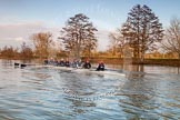 The Boat Race season 2013 - OUWBC training: The OUWBC Blue Boat on the Upper Thames near Wallingford..
Fleming Boathouse,
Wallingford,
Oxfordshire,
United Kingdom,
on 13 March 2013 at 16:51, image #30